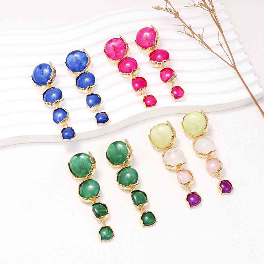 Vibrate Alloy & Rhinestone Earrings