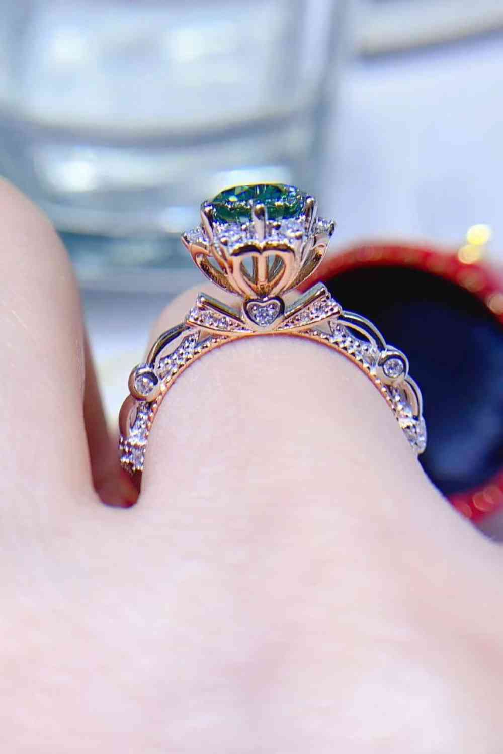 Surprise Me 1 Carat Moissanite 925 Sterling Silver Ring