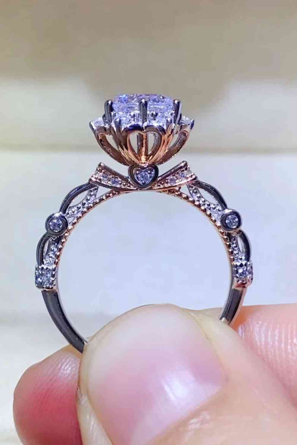 Surprise Me 1 Carat Moissanite 925 Sterling Silver Ring
