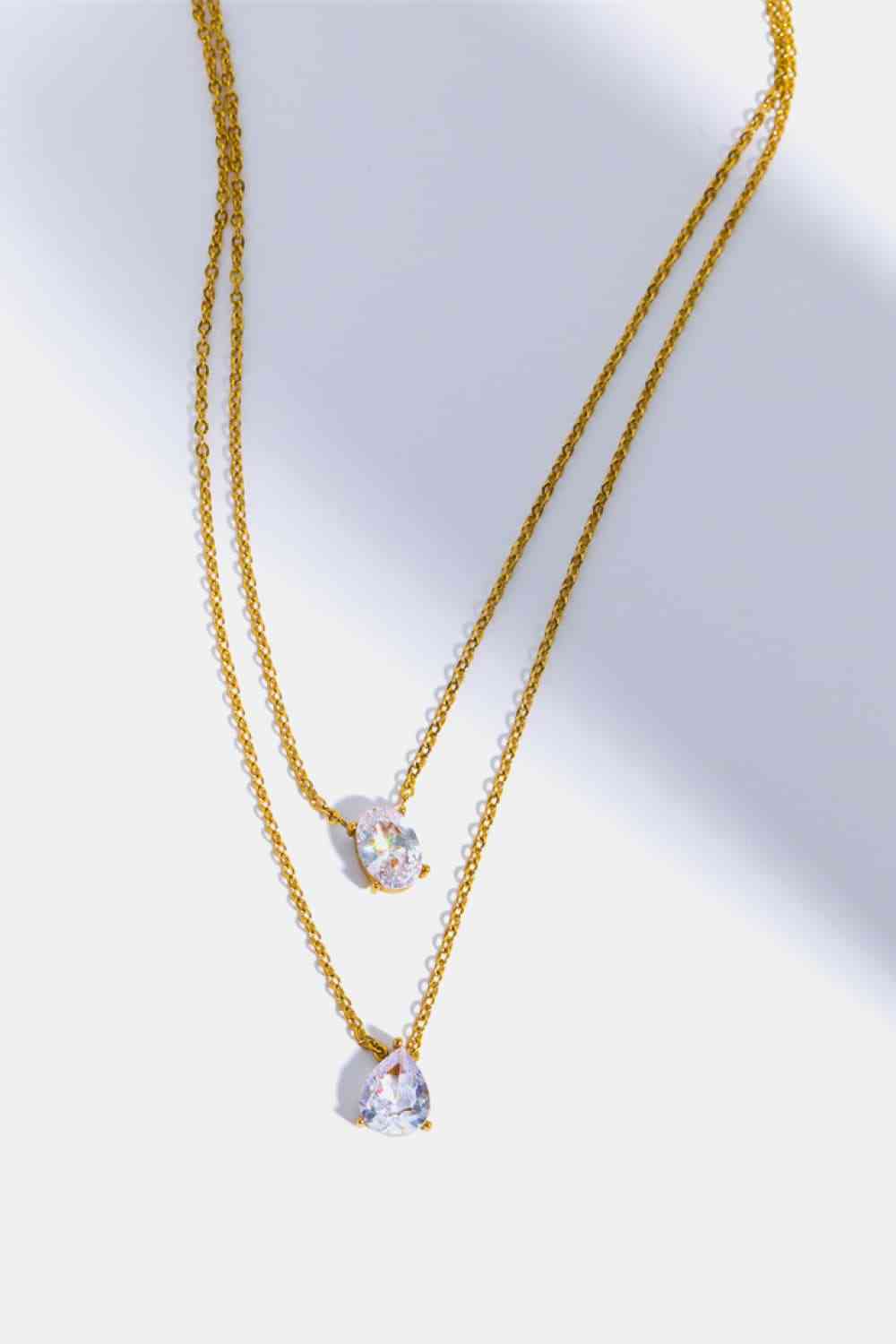 Simple And Gorge Stainless Steel Geometrical Shape Necklace
