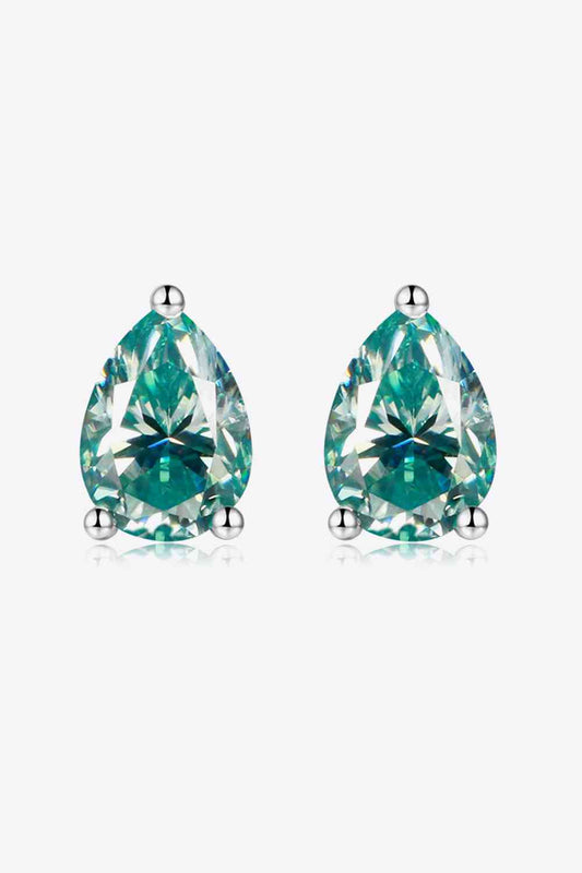 Shine Bright 2 Carat Moissanite Teardrop Earrings