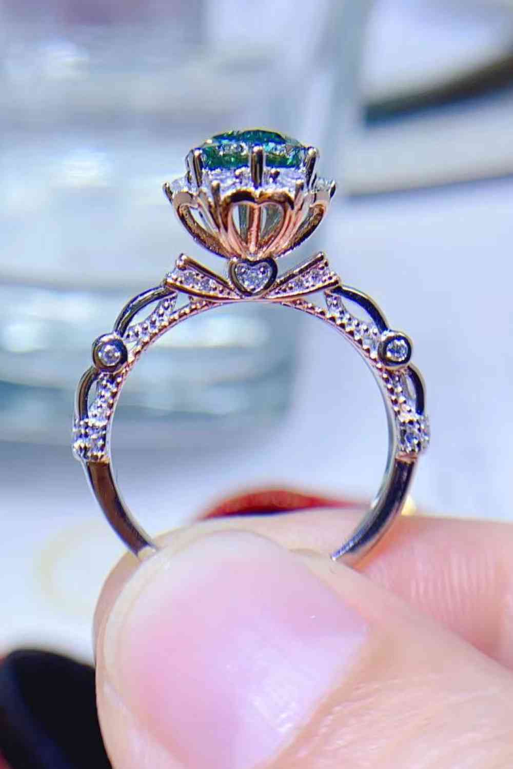 Surprise Me 1 Carat Moissanite 925 Sterling Silver Ring