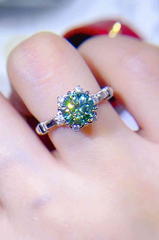 Surprise Me 1 Carat Moissanite 925 Sterling Silver Ring