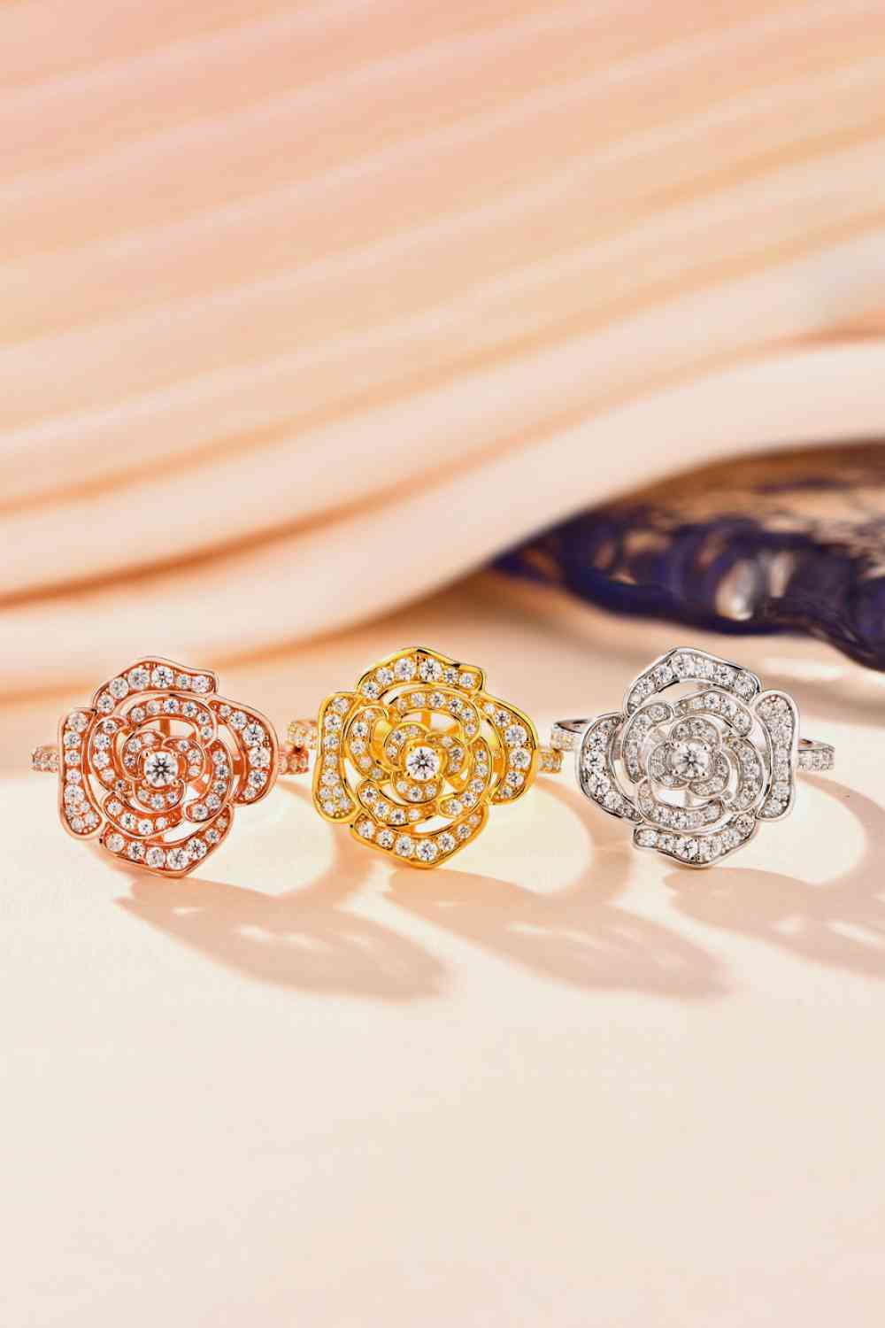 Add to Your Collection Of Jewelry This Gorgeous Moissanite Flower Shape Ring